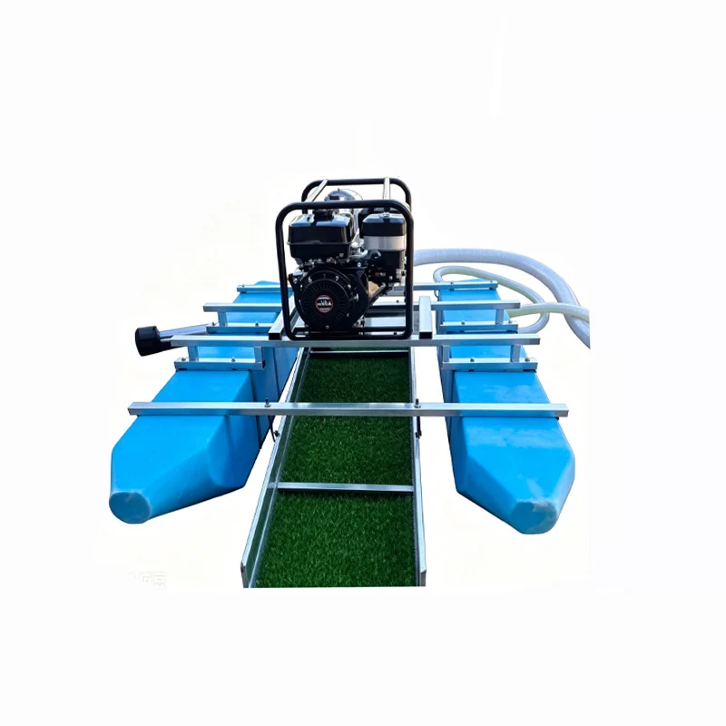 double pump high suction siphon gold mining boat